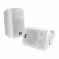 Pyle Indoor/Outdoor 6.5" Wall-Mount Bluetooth Speaker System (White) PDWR61BTWT